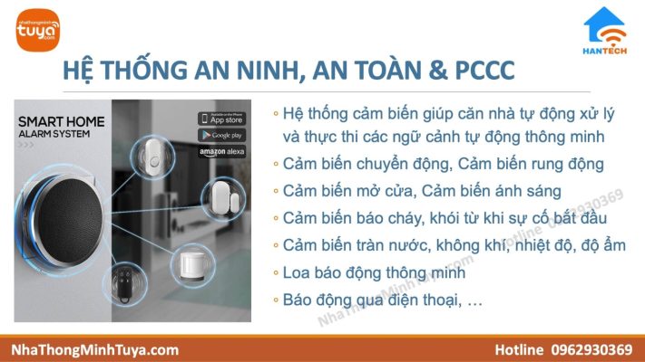 HANTECH chuyên lắp đặt cảm biến nhiệt báo cháy Hà Nội