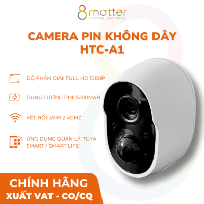 camera pin không dây