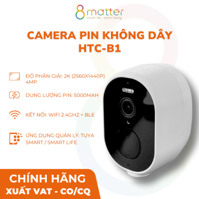 camera pin không dây